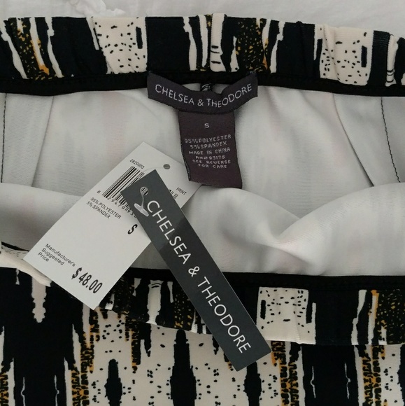 Chelsea & Theodore patterned pencil skirt - Picture 3 of 8